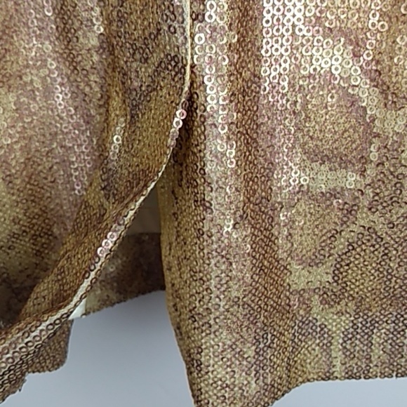 Antonio Melani sequined rose gold snakeskin skirt - Picture 5 of 9